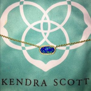 Kendra Scott Elisa Necklace - Royal Blue Opal/Gold
